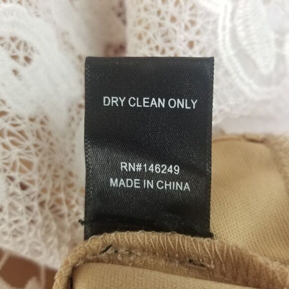 Aakash Off White Tunic Top. Size S - Picture 10 of 12